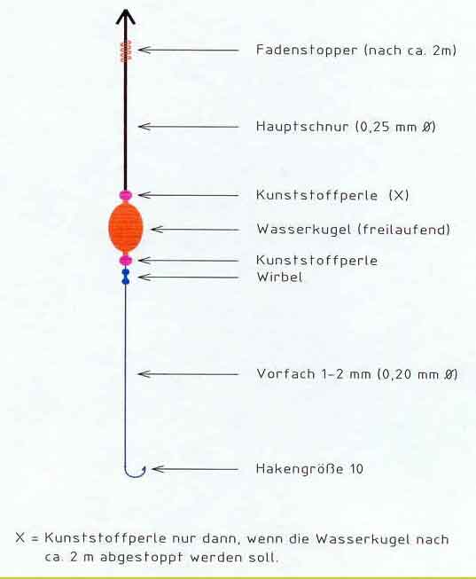 Montageanleitung für die Forellenmontage